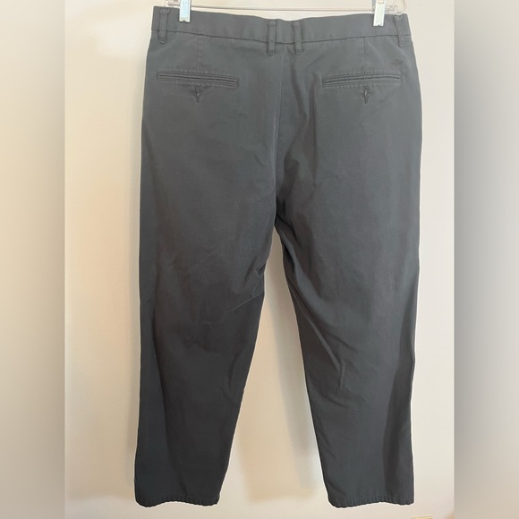 Men’s Grey Slacks with Zippered Thigh Pocket - Picture 3 of 15